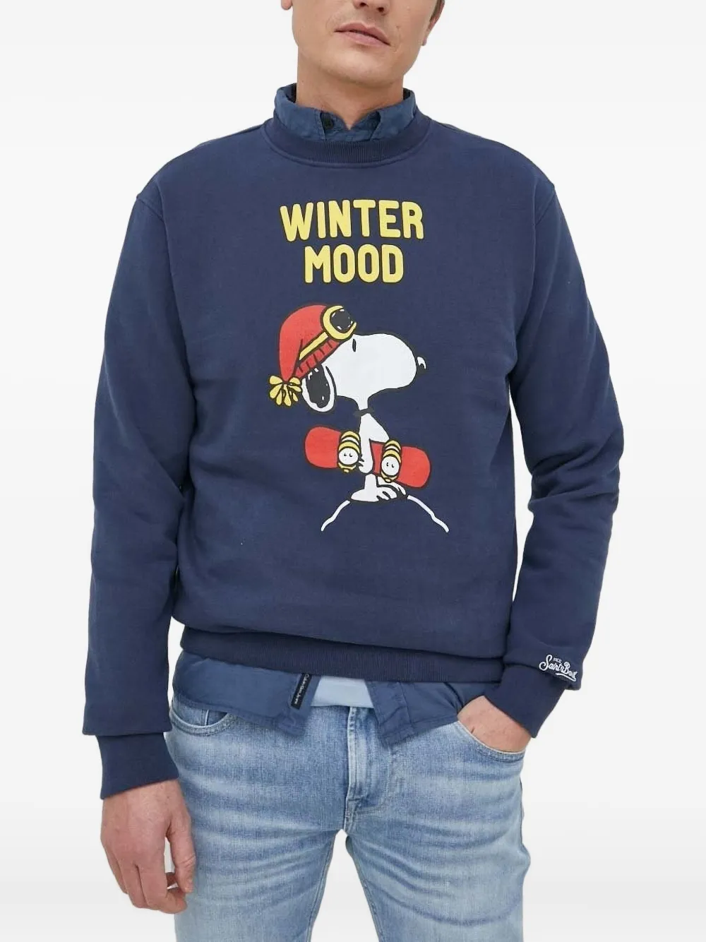 MC2 Saint Barth Snoopy-print sweatshirt - ブルー MC2 Saint Barth Snoopy-print sweatshirt - ブルー