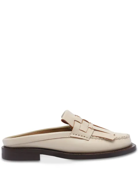 Hereu mules con detalle de flecos