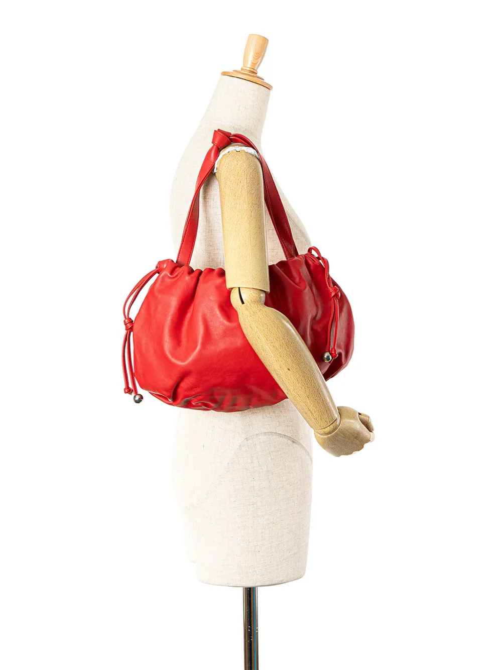 Bottega Veneta Pre-Owned 2012-2024 Medium Nappa The Bulb hobo bag - Rood