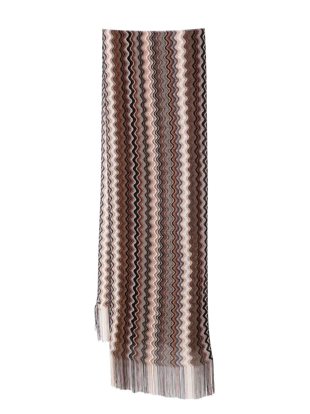 Missoni Sjaal met zigzag patroon Zwart