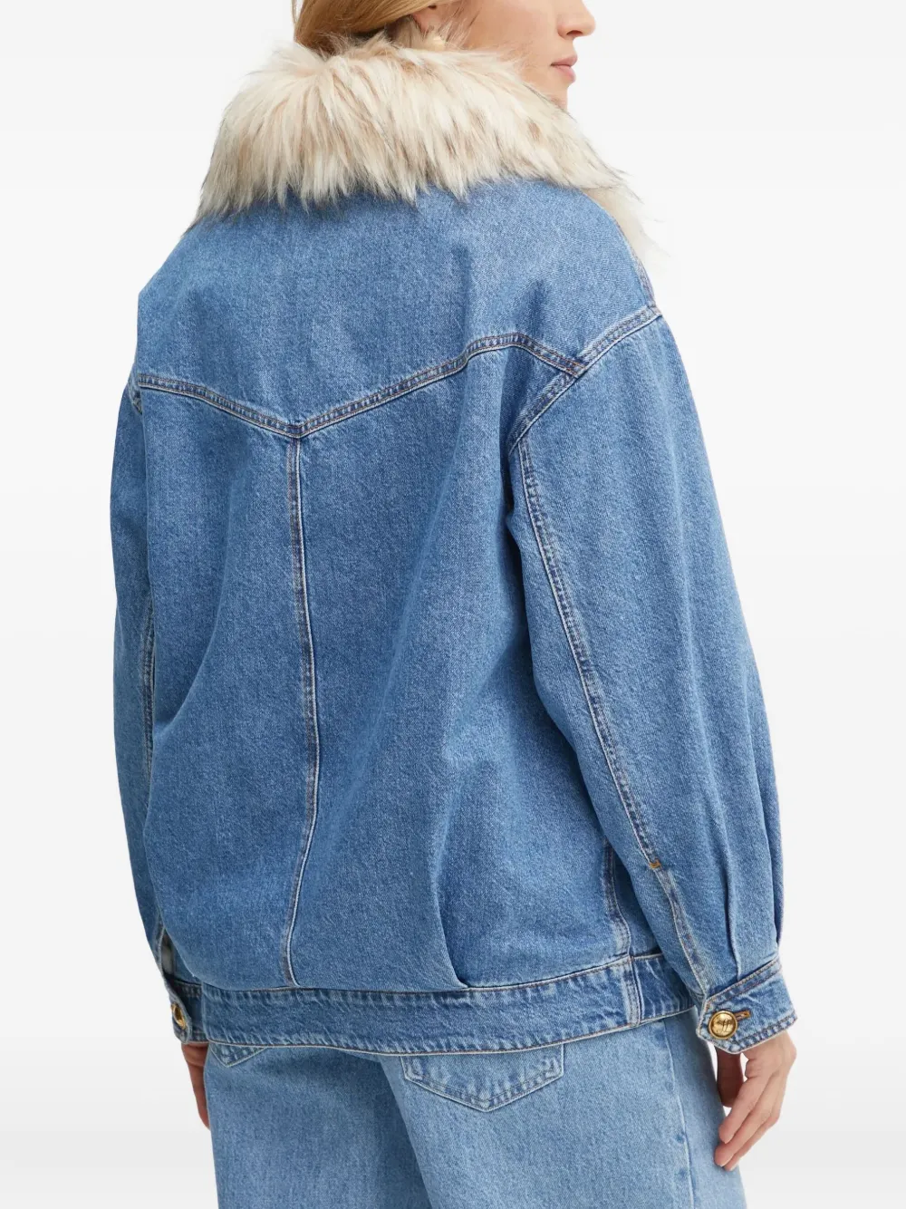 LUISA SPAGNOLI Denim jack Blauw
