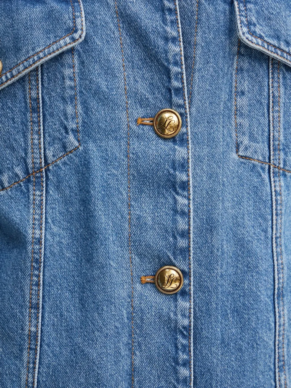 LUISA SPAGNOLI Denim jack Blauw