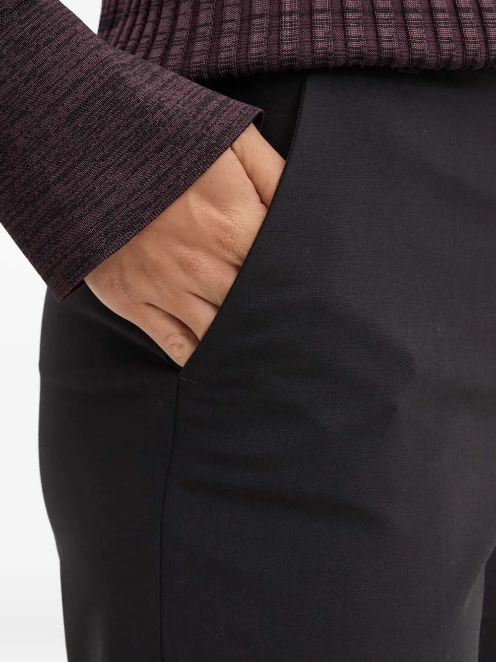 Luisa Spagnoli Olmeto Trousers In Black
