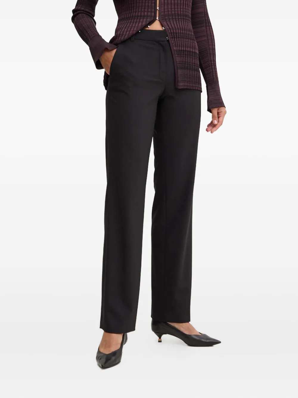 Luisa Spagnoli Olmeto Trousers In Black