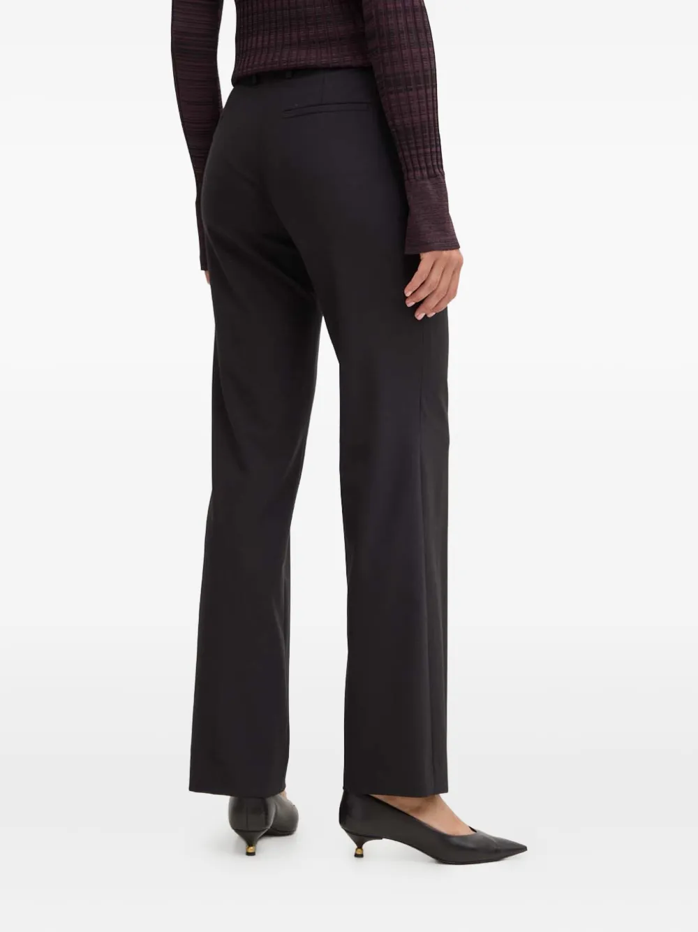 Luisa Spagnoli Olmeto Trousers In Black