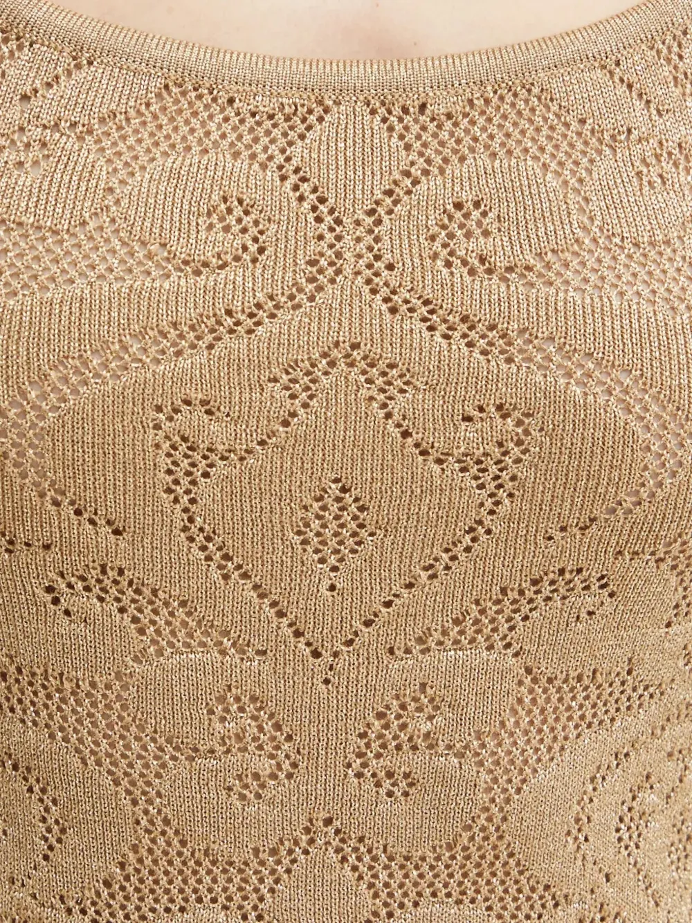 Luisa Spagnoli Long-sleeve Patterned Midi Dress In Neutral
