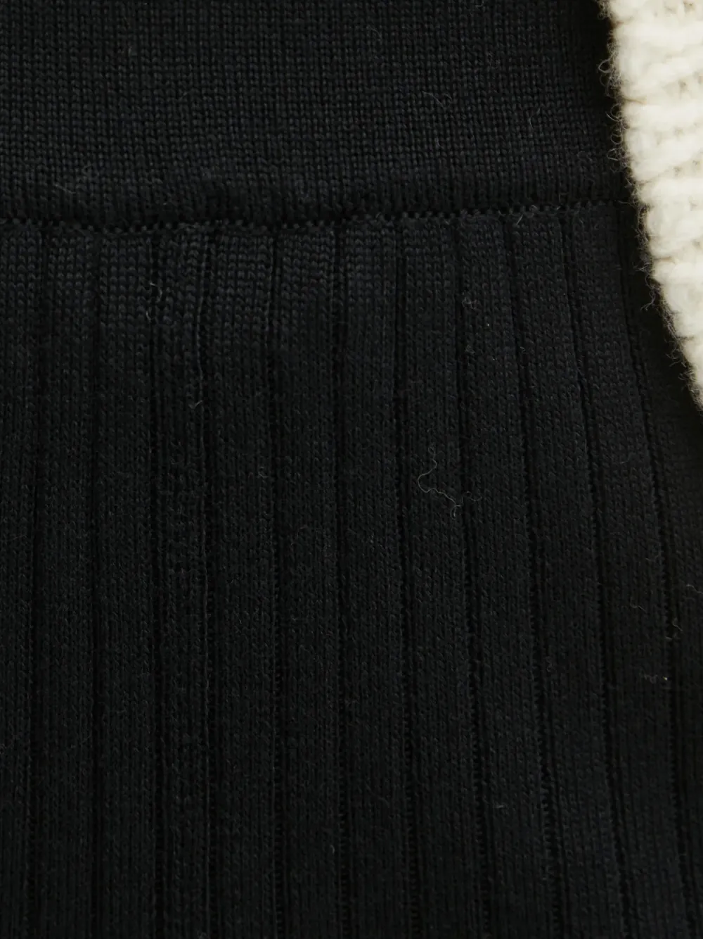 Luisa Spagnoli Ribbed Trousers In Black