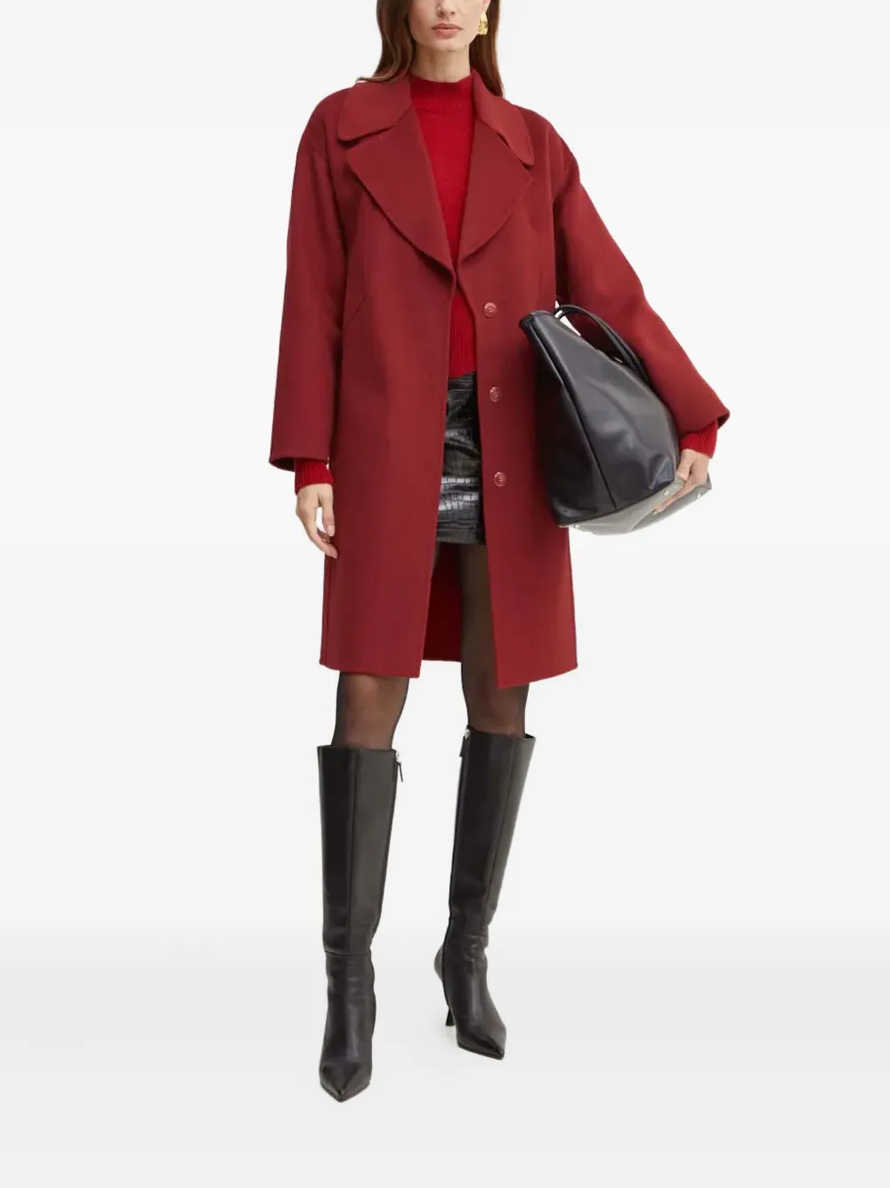 LUISA SPAGNOLI notched-lapel coat | Single Breasted Coats | Image 2