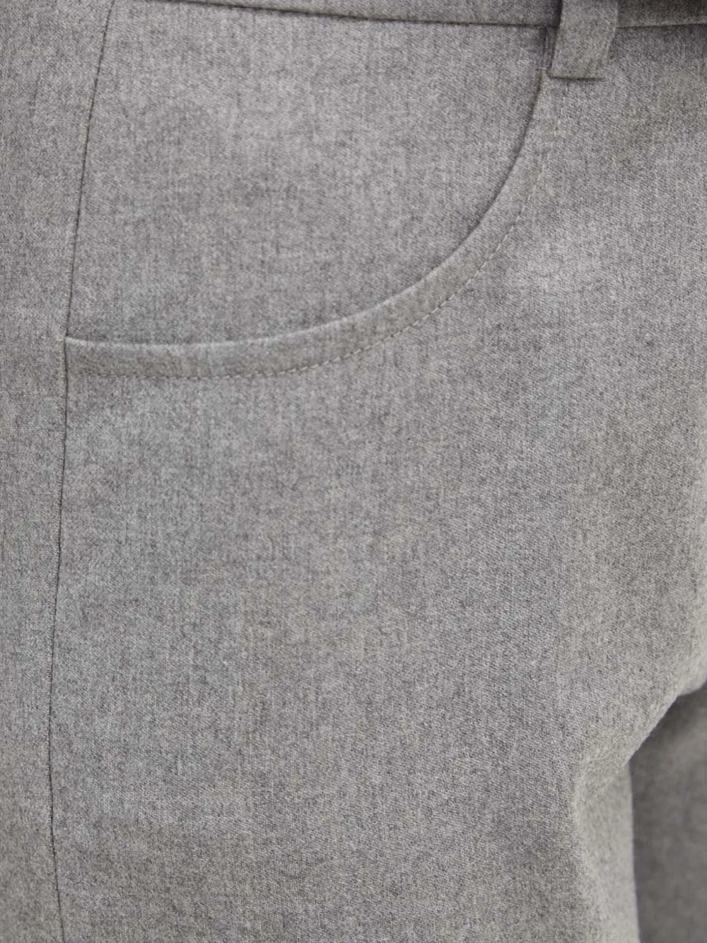 Luisa Spagnoli Flared Trousers In Gray