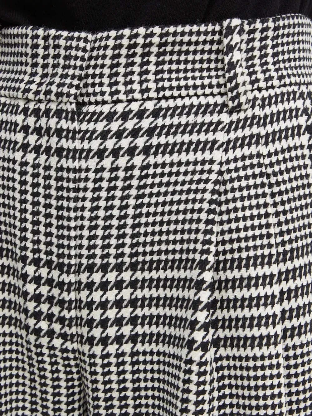 Luisa Spagnoli Houndstooth-pattern Trousers In Gray