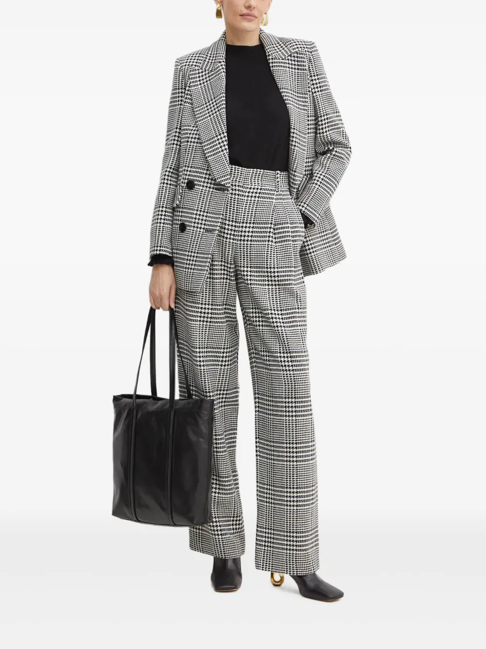 LUISA SPAGNOLI houndstooth-pattern trousers | Slacks | Image 2