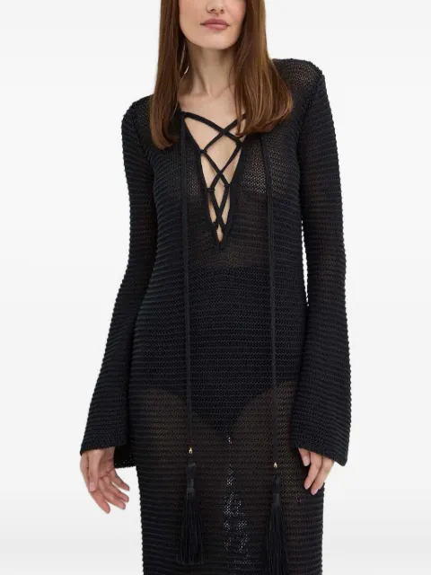 LUISA SPAGNOLI lace-up dress