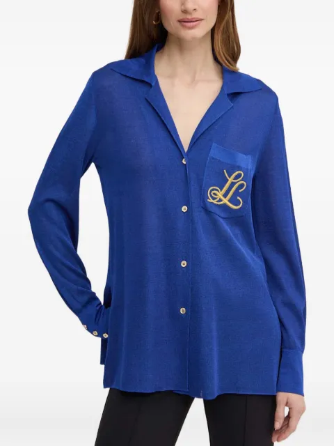 LUISA SPAGNOLI embroidered pocket shirt