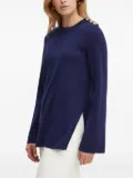 LUISA SPAGNOLI button-detail sweater - Blue