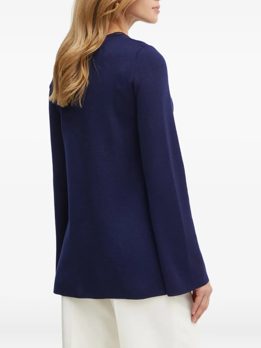 Luisa Spagnoli Button-detail Sweater In Blue