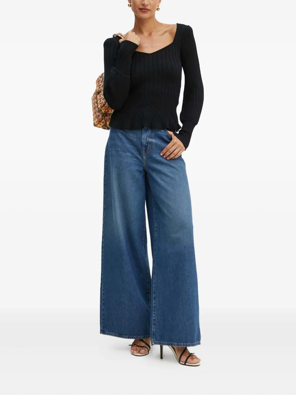 Luisa Spagnoli Wool Sweater In Black