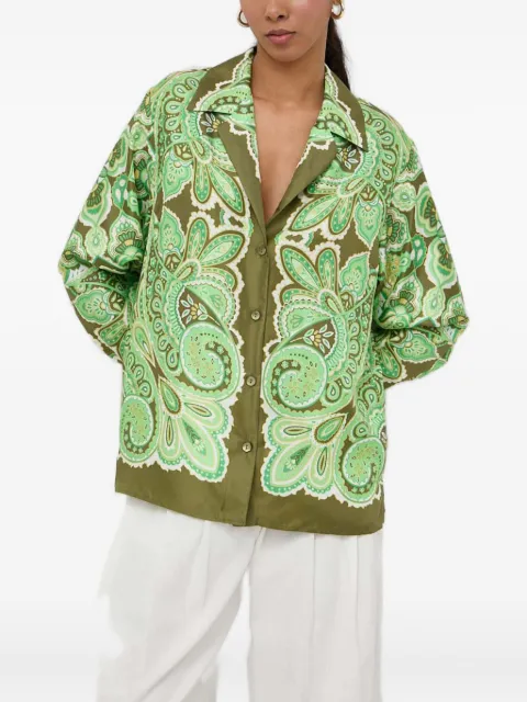 LUISA SPAGNOLI paisley-print button-down shirt