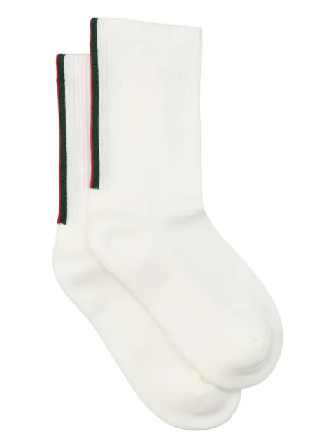 Gucci Kids Par de meias com faixa Web