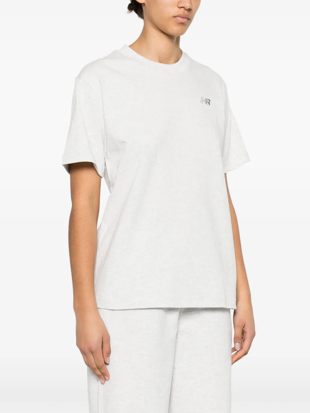 New Balance Jersey T-shirt Grijs