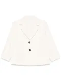 Circolo 1901 jersey blazer - White