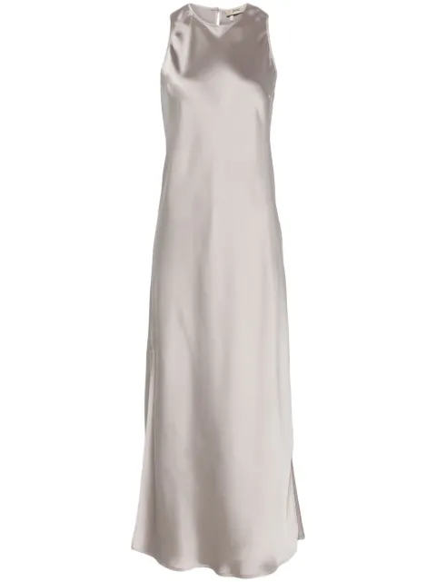 Herno vestido largo de satén