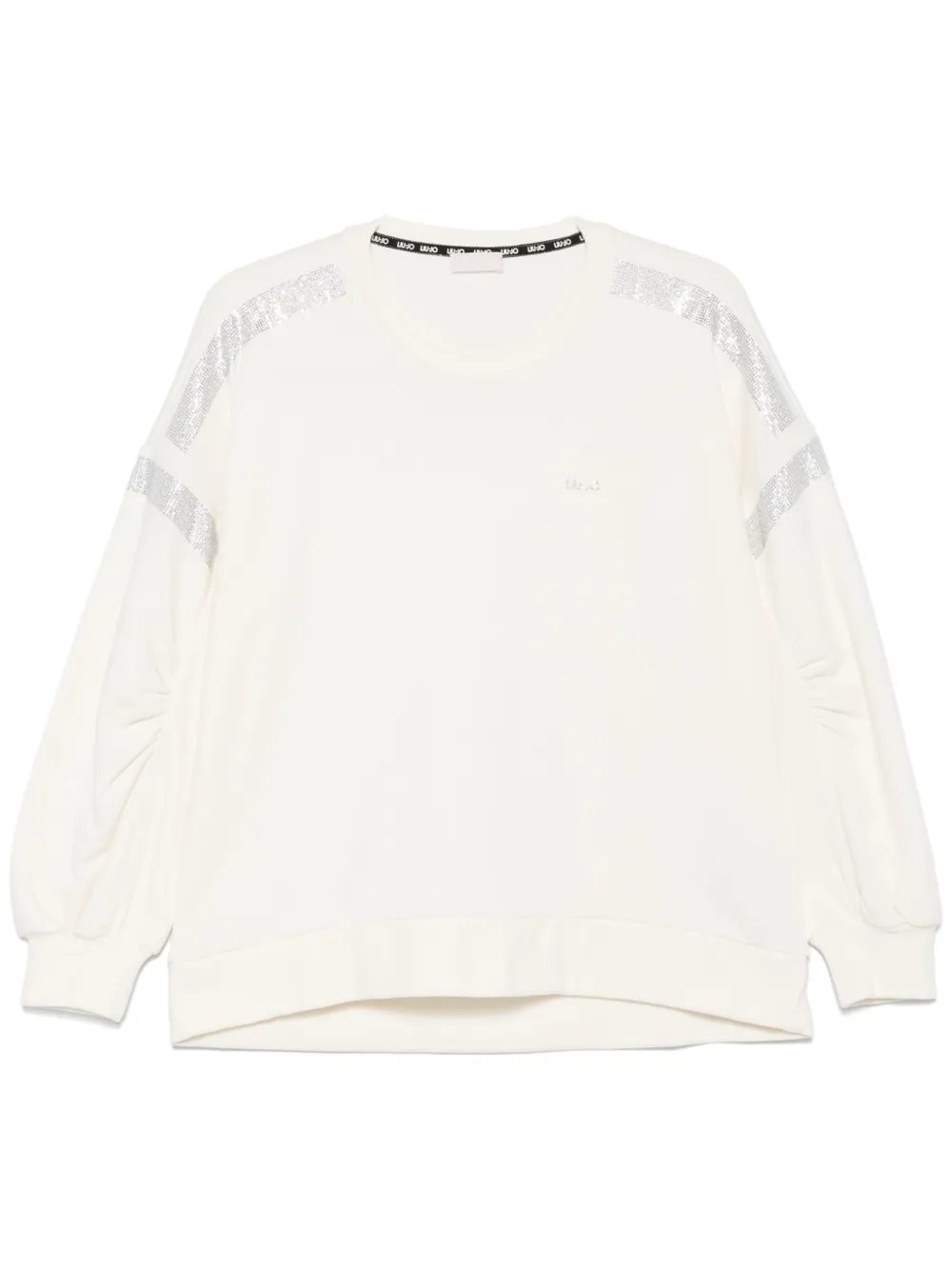 LIU JO sudadera con detalles de strass | blanco | Image 1