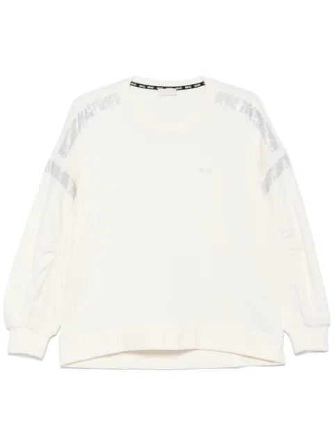 LIU JO sudadera con detalles de strass