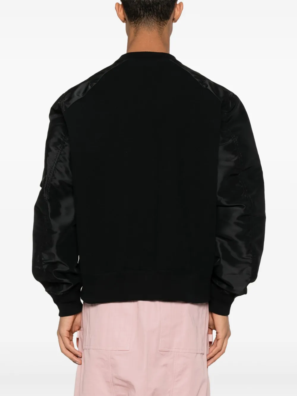 sacai Sweater met ritszak Zwart