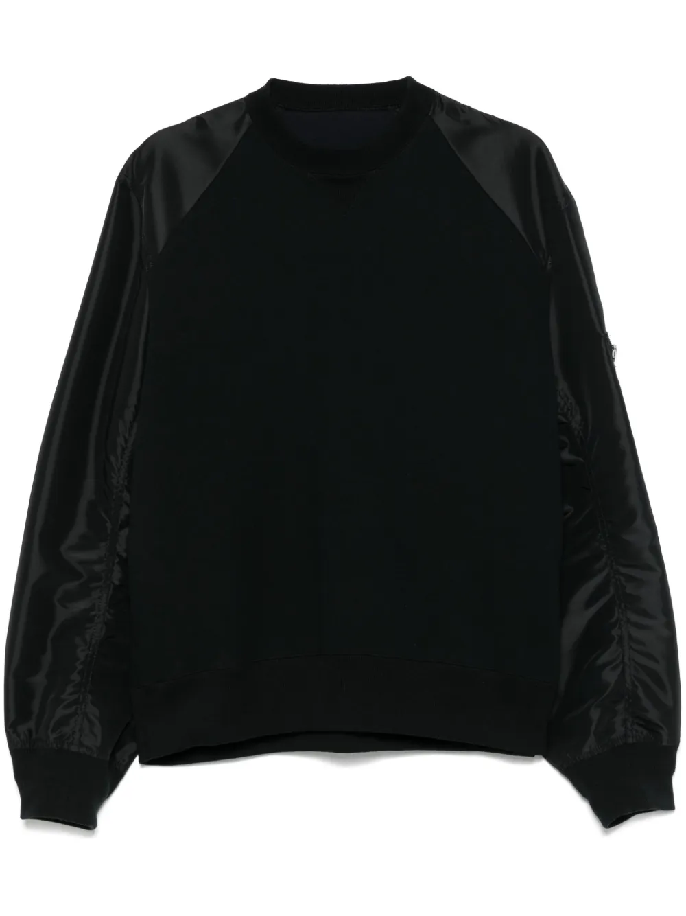 sacai sudadera con bolsillo y cierre | negro | Image 1