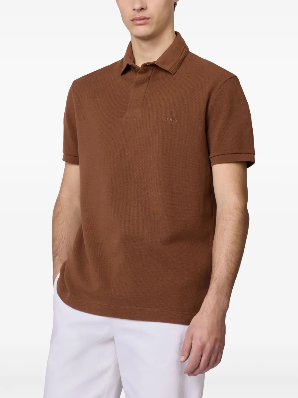 Tod's cotton polo shirt - Bruin