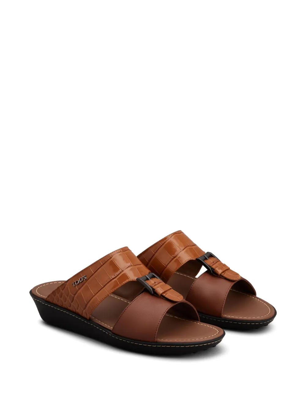 Tod's leather sandals - Bruin