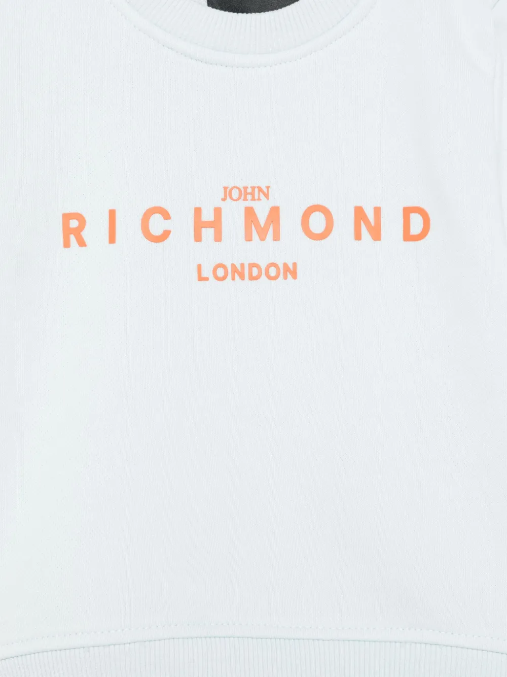 John Richmond Junior Sweater met logo-reliëf Blauw