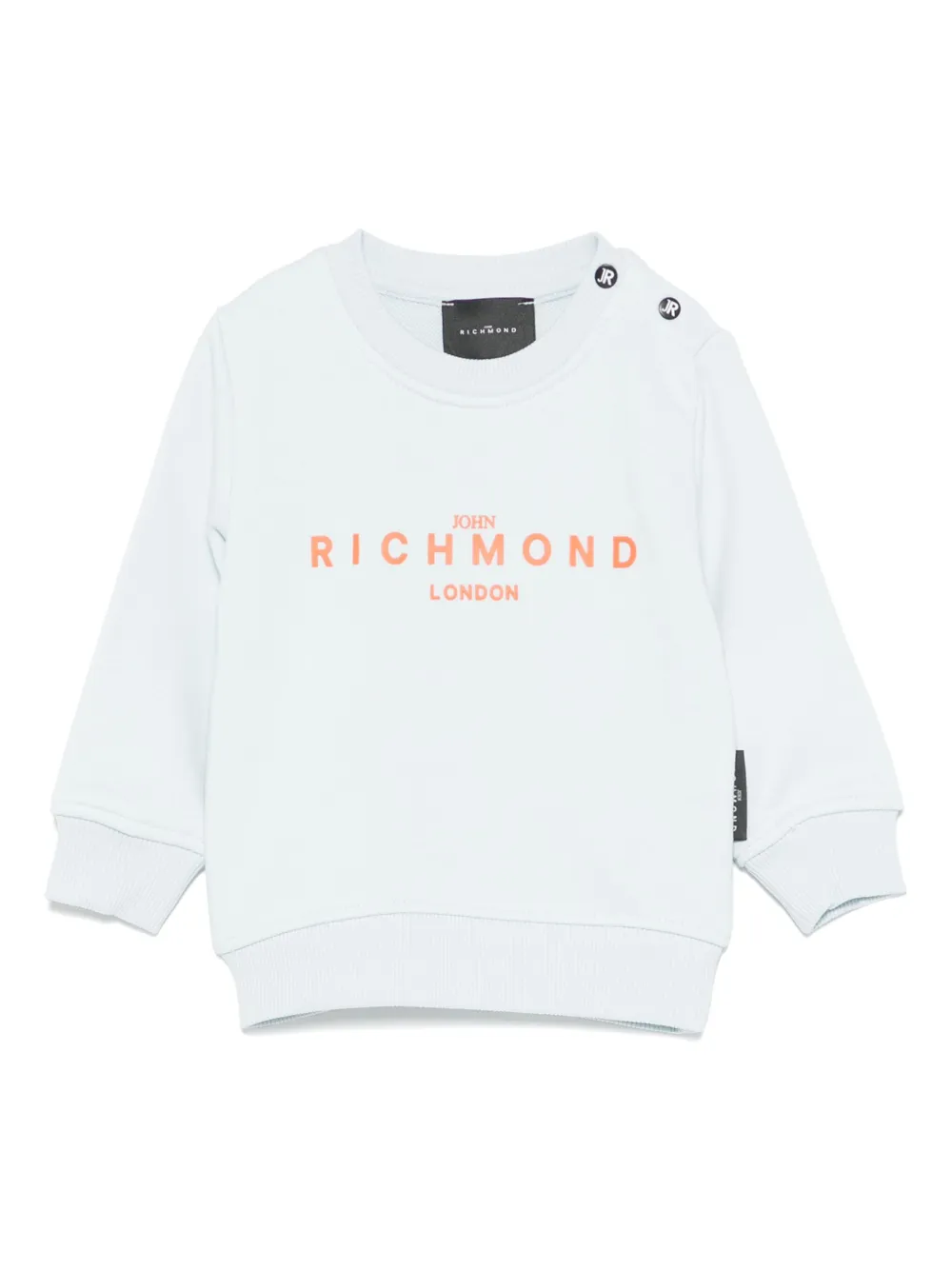 John Richmond Junior Sweater met logo-reliëf Blauw