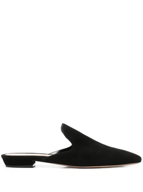 Gianvito Rossi nubuck mules