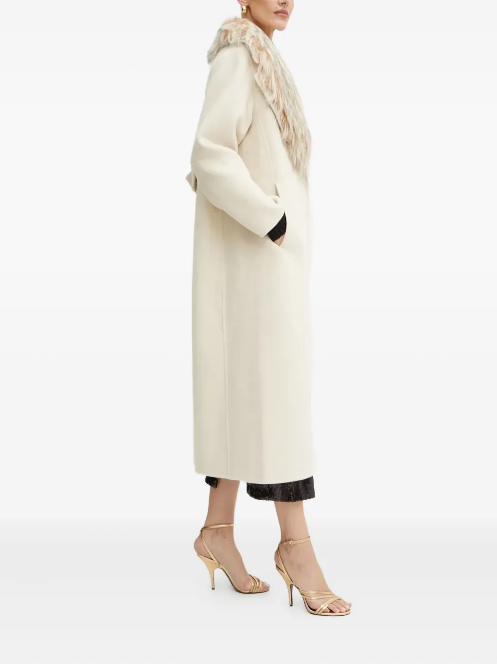 LUISA SPAGNOLI faux-fur collar coat | Faux Fur & Shearling Coats | Image 2