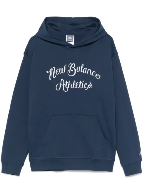 New Balance logo-embroidered hoodie