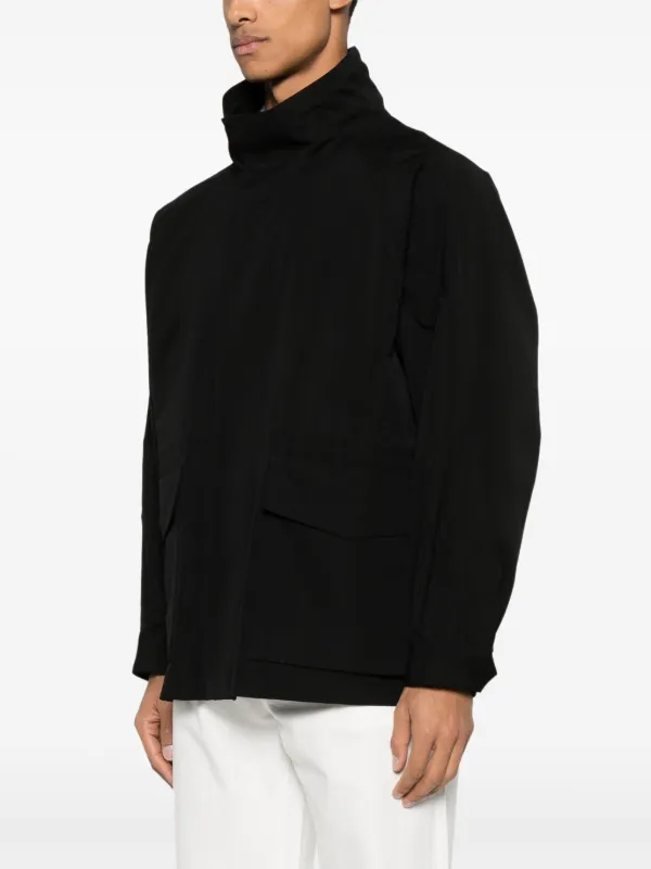 Auralee Wool Canvas Jacket | Black | FARFETCH