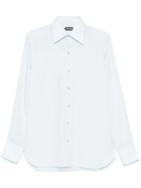 TOM FORD straight-point-collar shirt