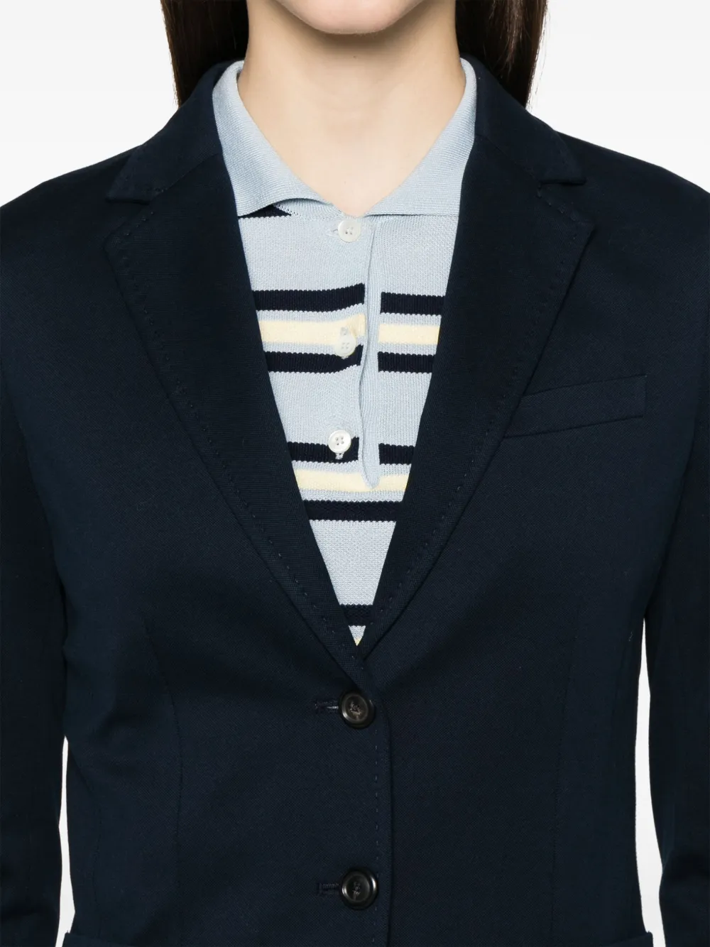 Circolo 1901 Piqué blazer Blauw