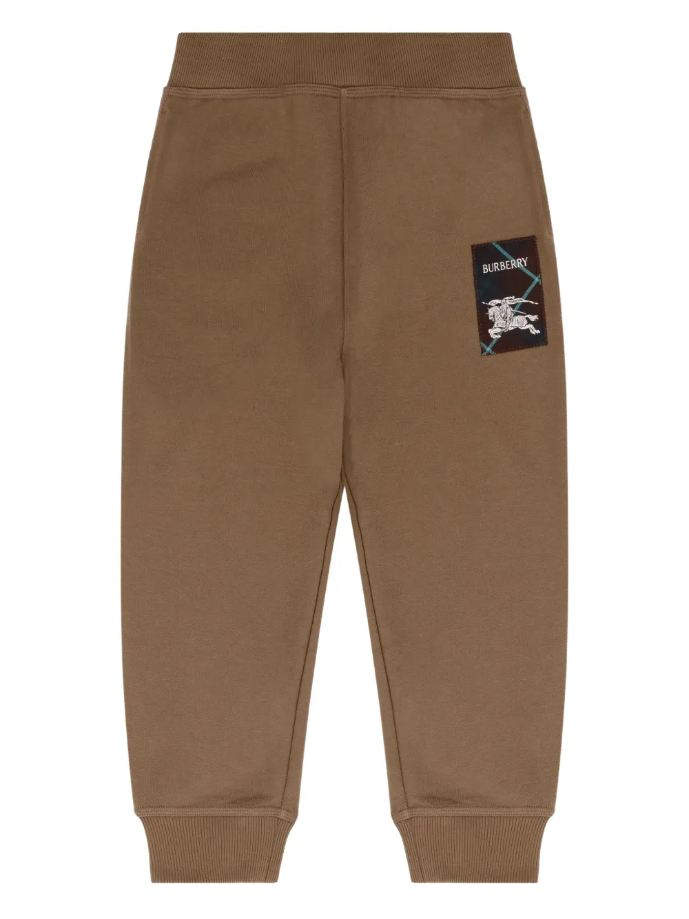 Burberry Kids Trainingsbroek met logopatch Bruin