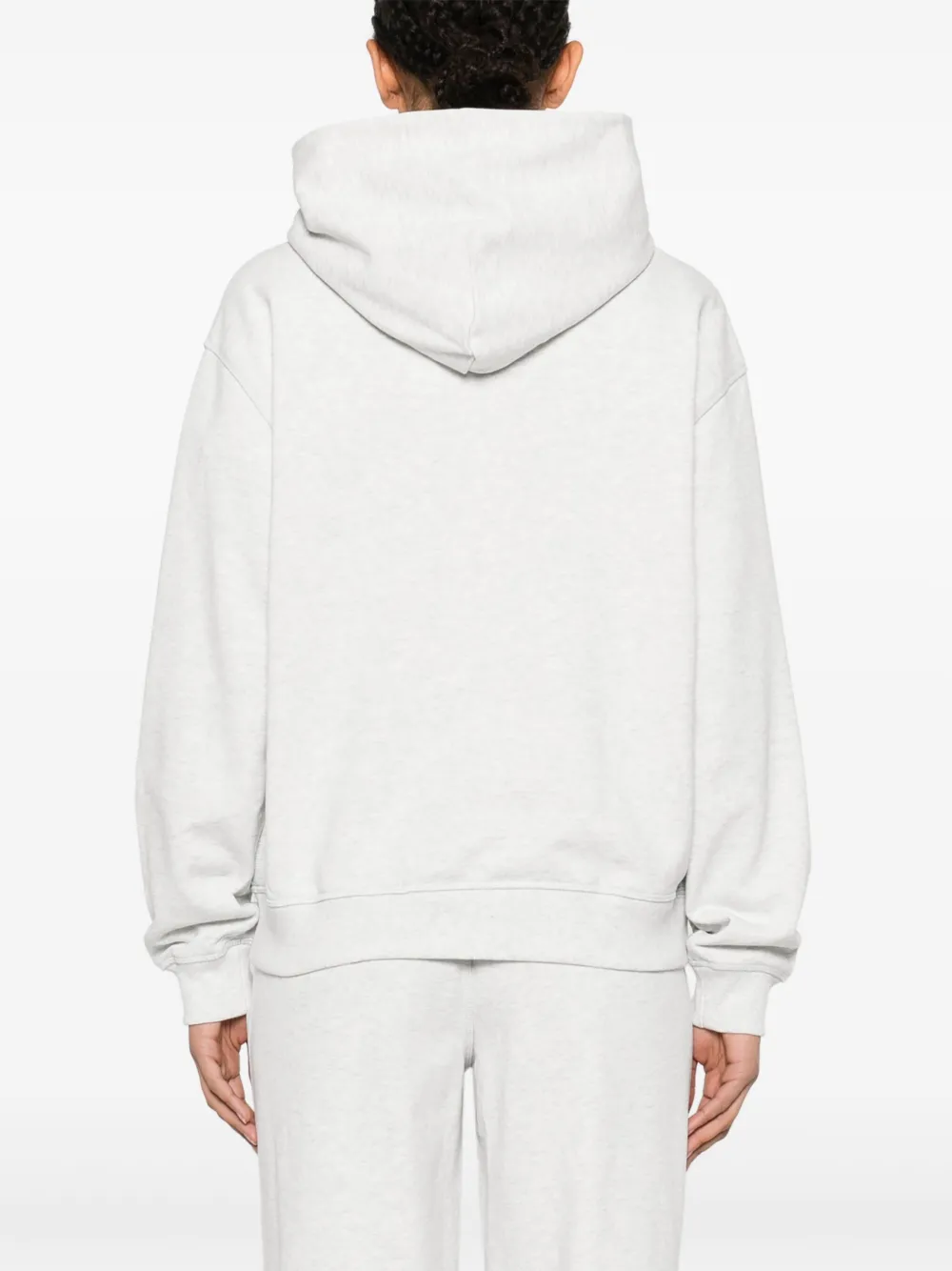 New Balance Katoenen hoodie Grijs