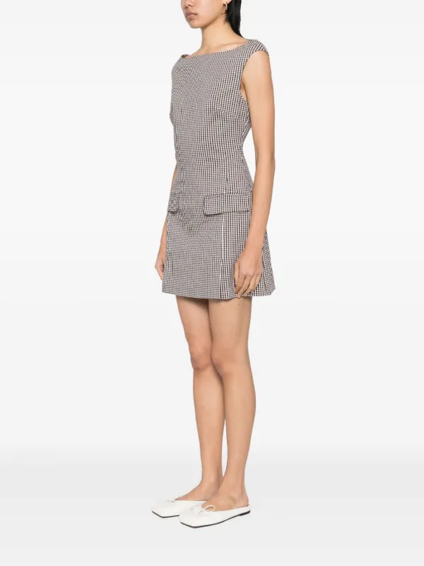 STAUD Walker Dress | Brown | FARFETCH GE