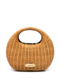 sacai round tote bag - Yellow
