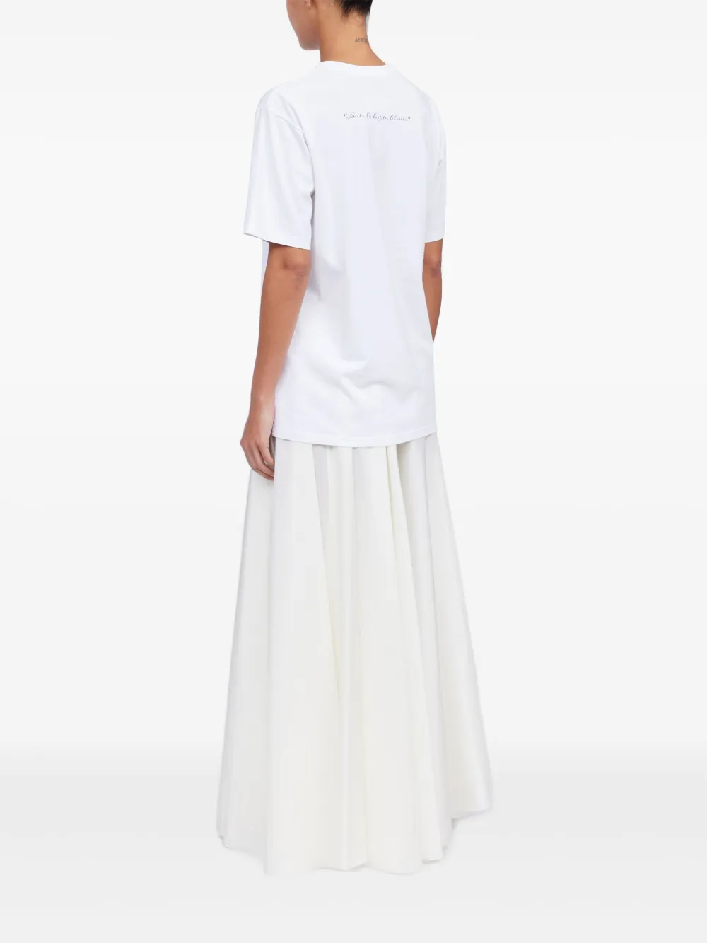 MM6 Maison Margiela T-shirt met print Wit