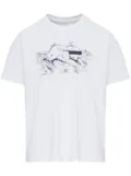 MM6 Maison Margiela illustration-print T-shirt - White