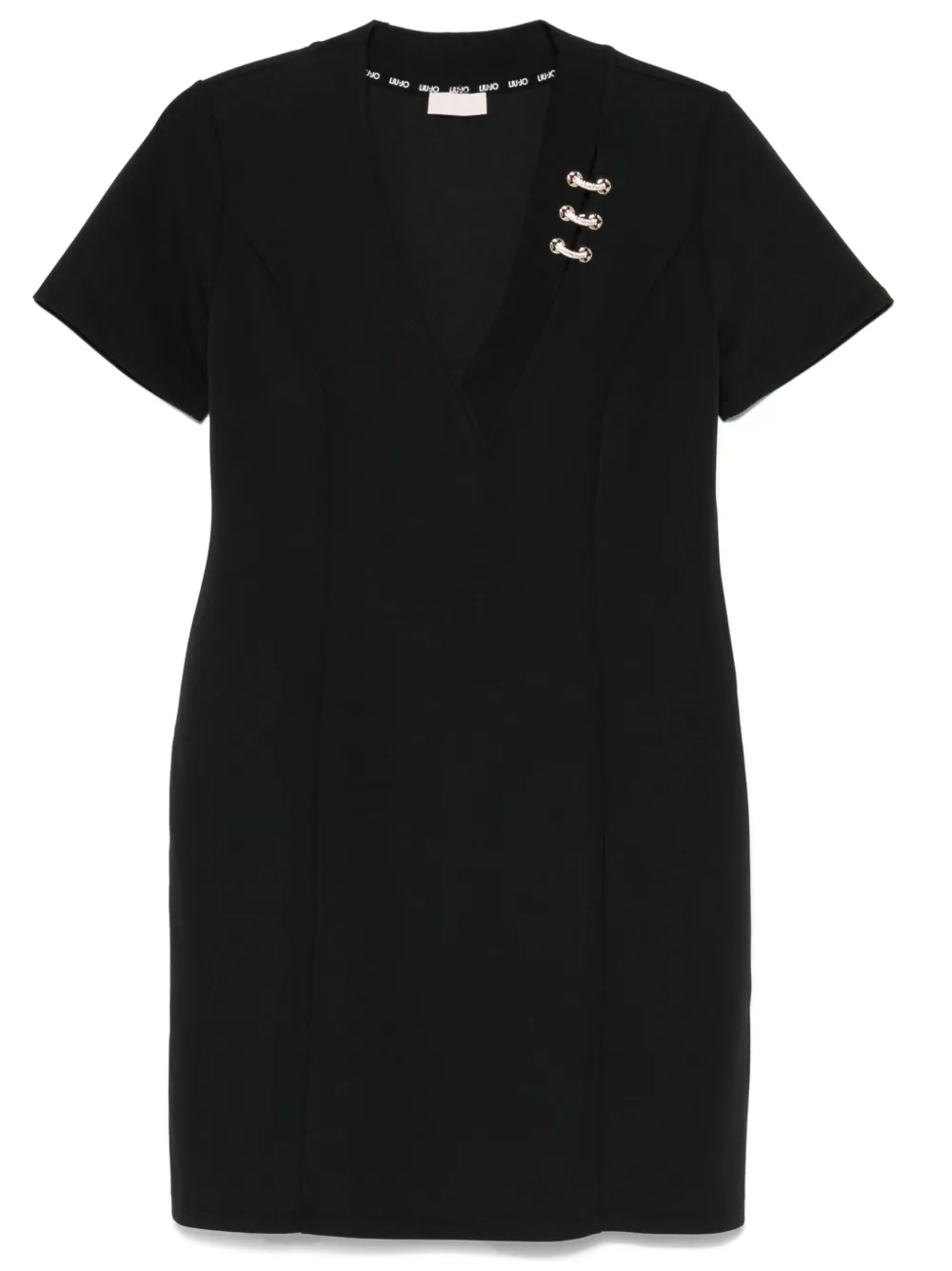 LIU JO vestido corto estilo scuba | negro | Image 1