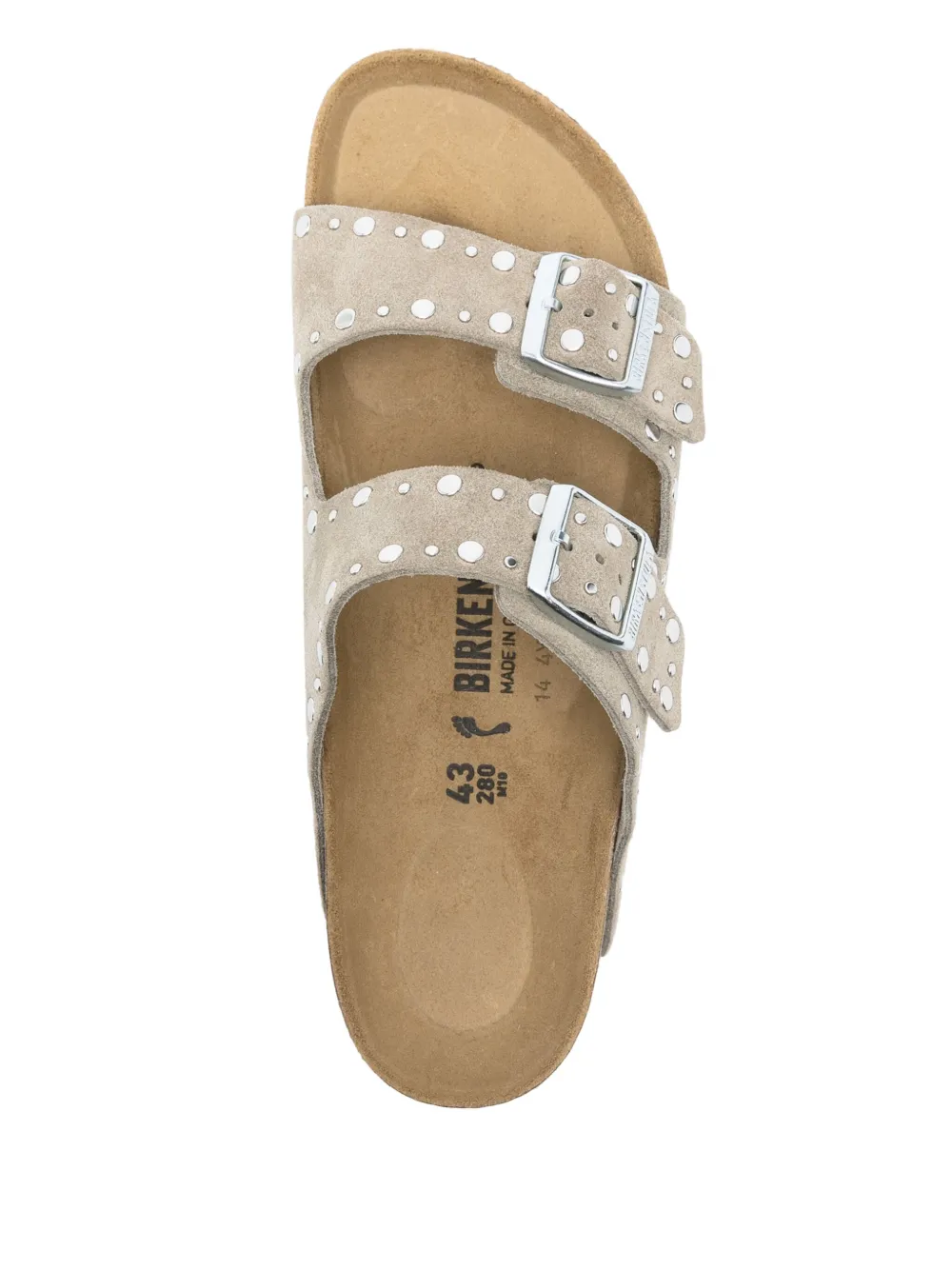 Birkenstock Arizona Rivet slides Grey