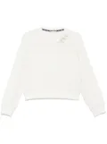 LIU JO crystal-embellished sweatshirt - White