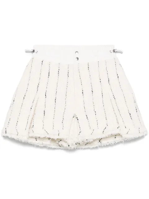 sacai tweed shorts