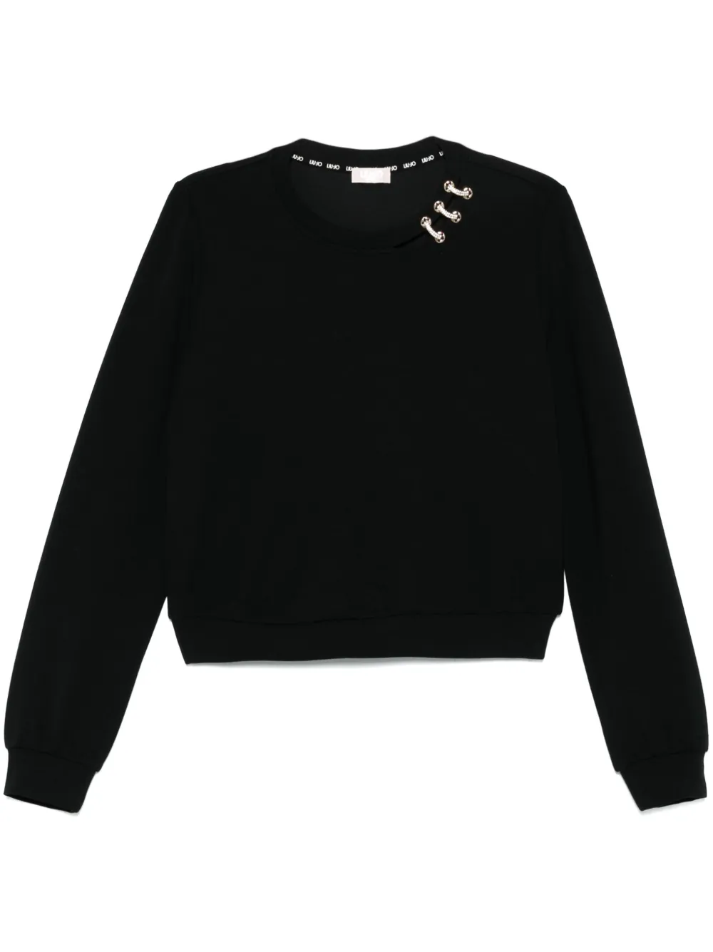 LIU JO sudadera con detalles de cristal | negro | Image 1
